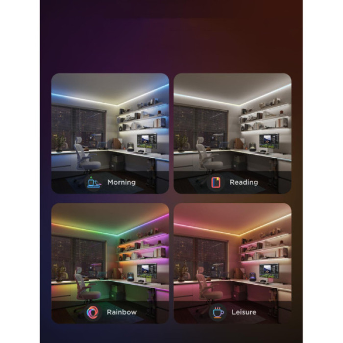 Світлодіодна стрічка Govee H61E5 COB Strip Light Pro 3m RGBIC+W WI-FI/Bluetooth white (H61E53D1)