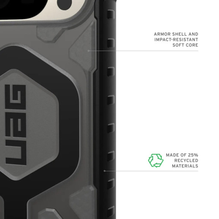 Чохол до мобільного телефона UAG Google Pixel 10 Pro Pathfinder Clear MagSafe ash (614469113140)