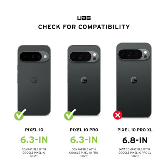 Чохол до мобільного телефона UAG Google Pixel 10 Pro Pathfinder Clear MagSafe ash (614469113140)