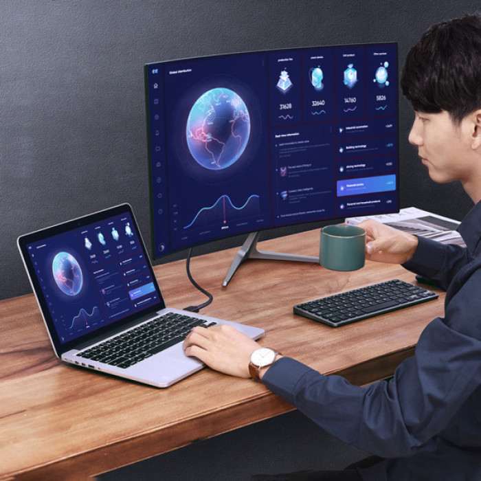 Кабель мультимедійний HDMI M to DVI M 1.0m HD106 black Ugreen (30116)