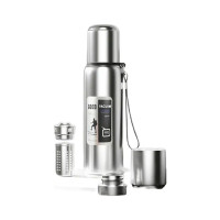 Термос Merlion з ситечком та чашкою 1,5 л, сталевий (ZK-127-1500Grey)