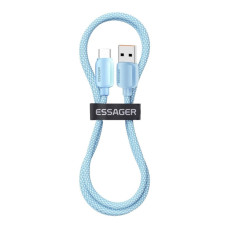 Дата кабель USB 2.0 AM to USB-C 1.0m 100W blue Essager (EXC7A-WL03-P)