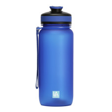 Пляшка для води Line Art Flores 650 мл синій (60014218LA-03)