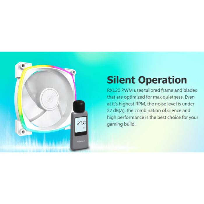 Кулер до корпусу MONTECH RX120 PWM (W31)