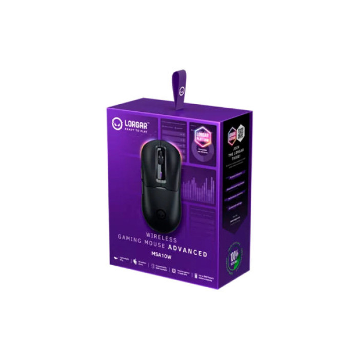 Мишка Lorgar MSA10W Wireless Gaming Black (LRG-MSA10W-BK)