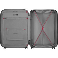 Валіза Wenger Motion, середня, пластик, 4 колеса, сірий (612703)