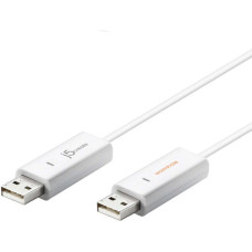 Дата кабель USB 2.0 AM/AM 1.8m Windows & Mac J5create (JUC400-N)