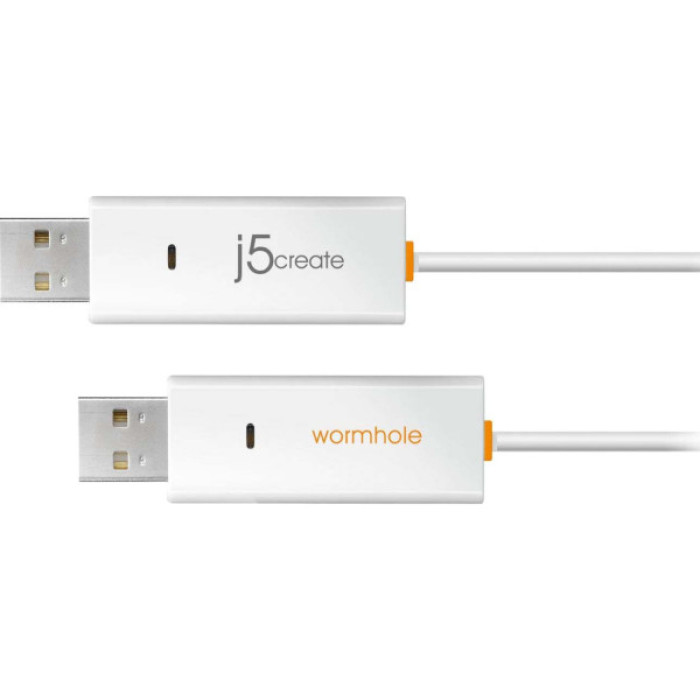 Дата кабель USB 2.0 AM/AM 1.8m Windows & Mac J5create (JUC400-N)