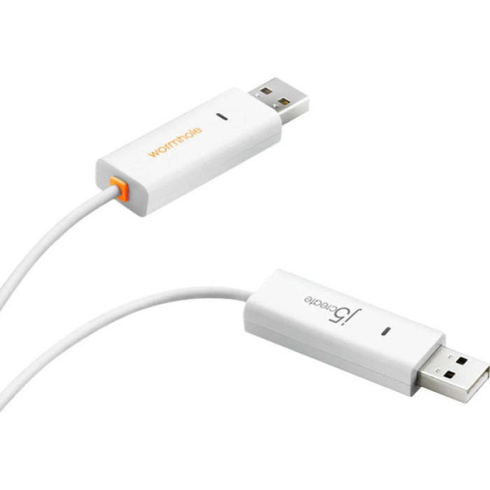 Дата кабель USB 2.0 AM/AM 1.8m Windows & Mac J5create (JUC400-N)