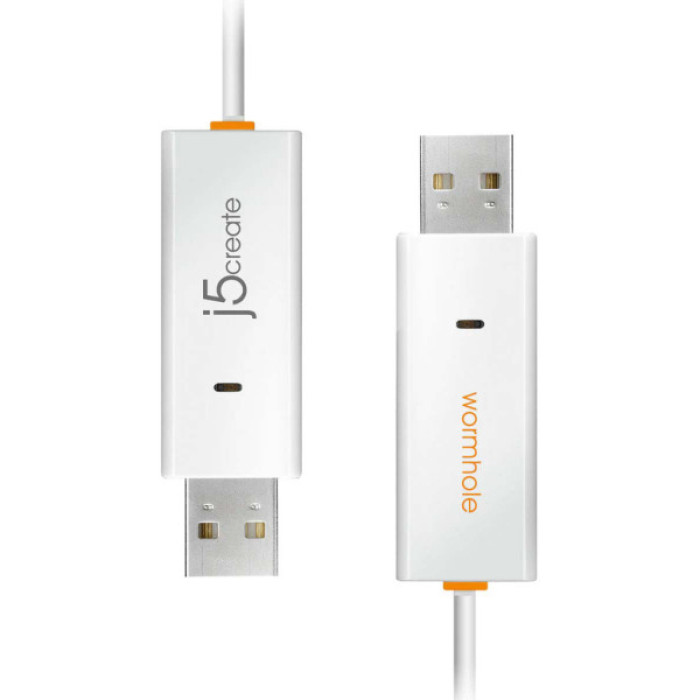 Дата кабель USB 2.0 AM/AM 1.8m Windows & Mac J5create (JUC400-N)
