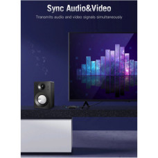 Кабель мультимедійний HDMI M to HDMI M 15.0m 4K30Hz black Vention (AACBN)