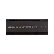 Кишеня зовнішня PowerPlant SSD M.2 PCIe NGFF/NVMe USB3.2, 20Gbps, RGB (HC380527)