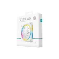 Кулер до корпусу Deepcool Вентилятор реверсний Deepcool FL12R ARGB білий для корпусу 120x120 (FL12R WH)