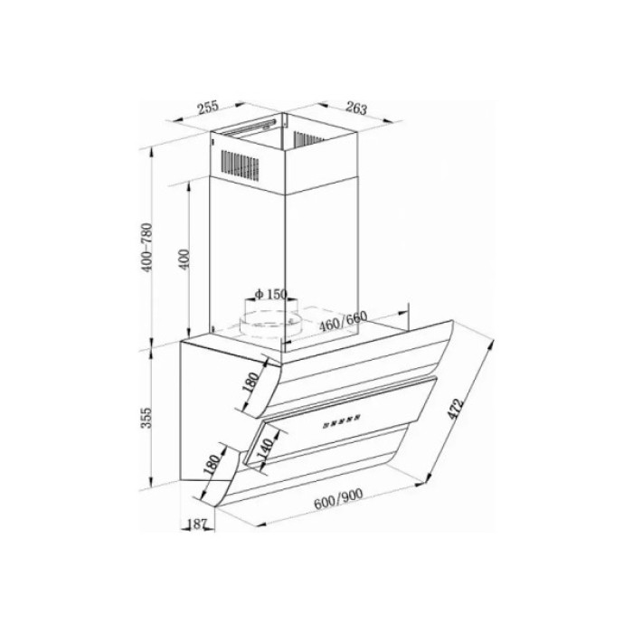 Витяжка кухонна Kaiser AT 6450 Eco