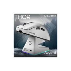 Мишка GamePro Asgard Thor Wireless/Bluetooth/USB White (GM023W)
