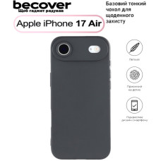Чохол до мобільного телефона BeCover Apple iPhone 17 Air Black (713758)