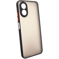 Чохол до мобільного телефона Dengos Matte OPPO A38 (black) (DG-TPU-MATT-134)
