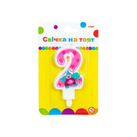 Свічка Maxi Princess "2" висотою 7,62 см (MX622050-2)