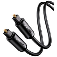 Кабель мультимедійний Optical Toslink 3.0m AV122 black UGREEN (70893)