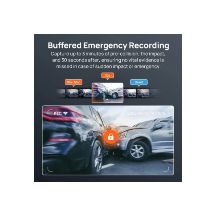 Відеореєстратор Xiaomi 70mai Dash Cam 4K A800SE (1182549)