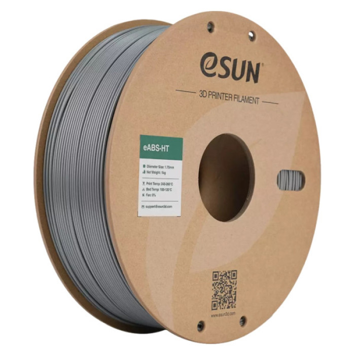 Пластик для 3D-принтера eSUN EABS-HT 1,75mm 1kg LIGHT GREY (EABS-HT-P175LH1)