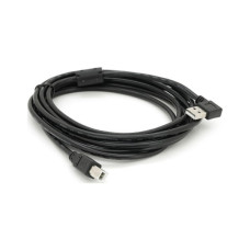 Кабель для принтера USB 2.0 AM/BM 2.0m 90° corner black Ritar (YT-AM/BM90°-2.0B)