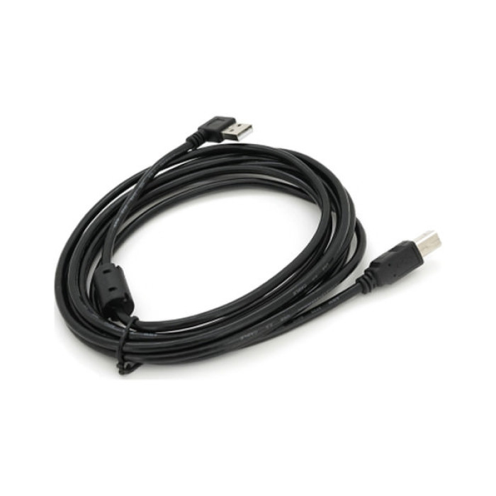 Кабель для принтера USB 2.0 AM/BM 2.0m 90° corner black Ritar (YT-AM/BM90°-2.0B)