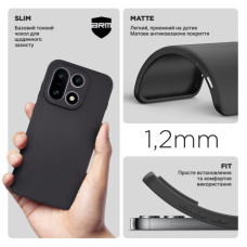 Чохол до мобільного телефона Armorstandart Matte Slim Fit OnePlus 15 5G Black (ARM89473)