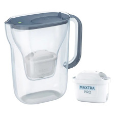 Фільтр-глечик Brita Style Essential MXPro 2.4л + 2 картриджа сіро-блакитний (1057796)