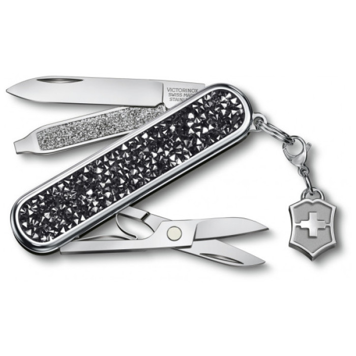 Ніж Victorinox Classic SD Brilliant Crystal + брелок-лого (0.6221.35)