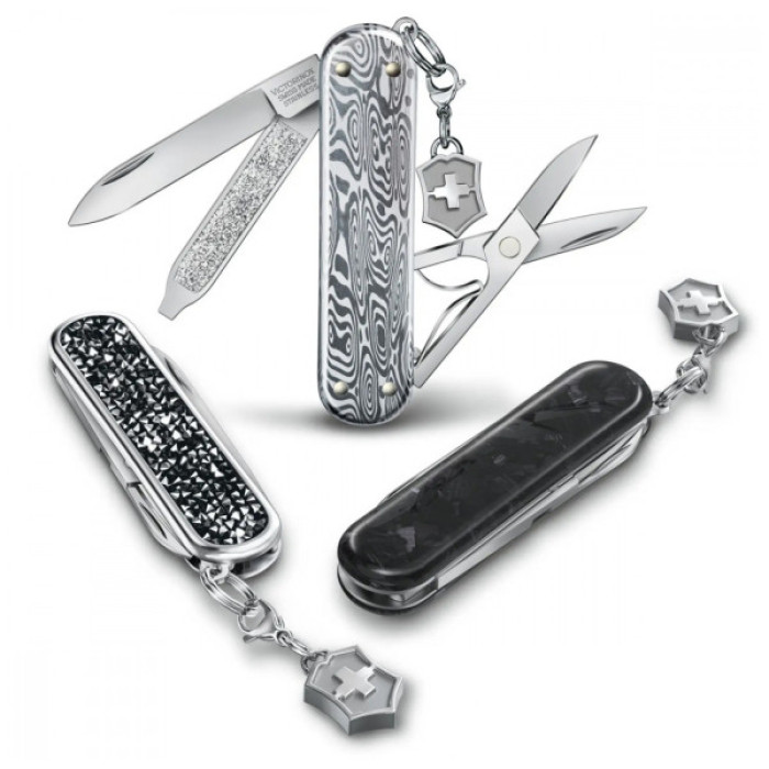 Ніж Victorinox Classic SD Brilliant Crystal + брелок-лого (0.6221.35)