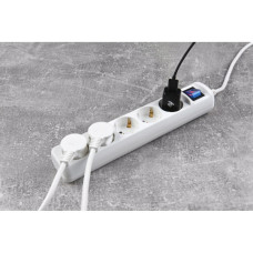 Мережевий фільтр живлення 2E 5xSchuko, 3м (2E-U05ESM3)