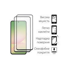 Чохол до мобільного телефона Dengos Kit Samsung Galaxy A56 Carbon + 2 pcs glass (Grey) (DG-CTG2P-09)