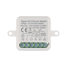 Модуль управління розумним будинком EMOS H5108 ZigBee 3.0 2-Channel Dimmer (H5108)