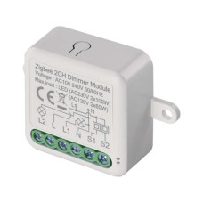 Модуль управління розумним будинком EMOS H5108 ZigBee 3.0 2-Channel Dimmer (H5108)