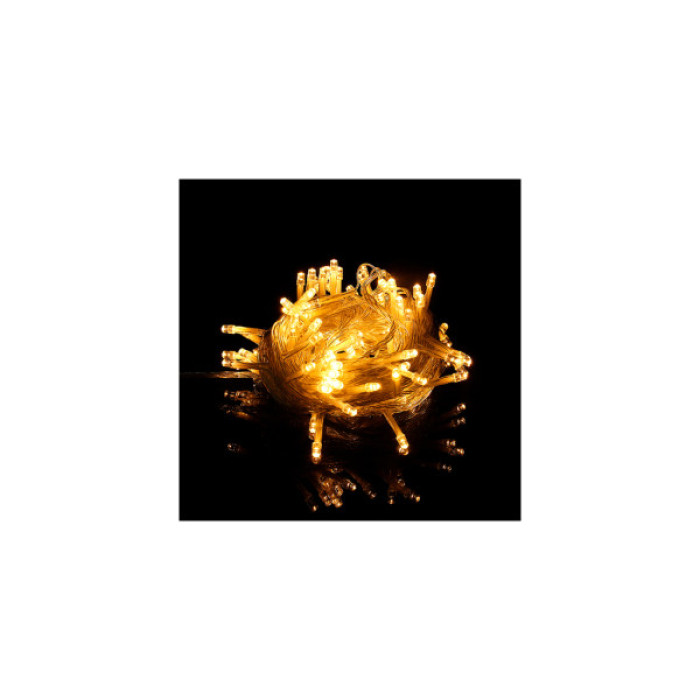 Гірлянда Voltronic 100 LED Діод White Hot, 10 м., 8 режимів, прозора (Garl-100LED-10mWH)
