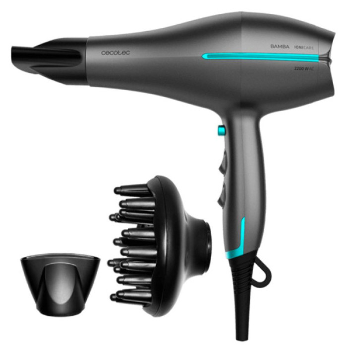 Фен Cecotec Bamba IoniCare 5300 Maxi Aura Black (CCTC-04203)