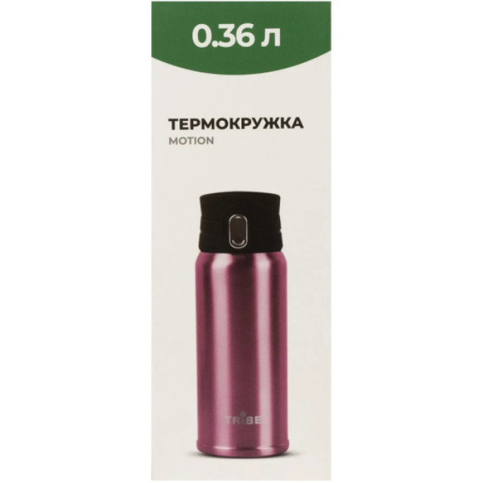 Термокружка Tribe Motion 0,36 л pink (T-DD-0014-pink)