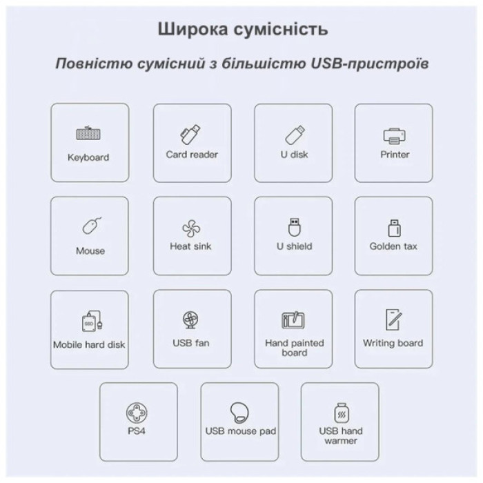 Концентратор XoKo USB-C 3xUSB 2.0 + 1xUSB 3.0 (XK-AC-404)