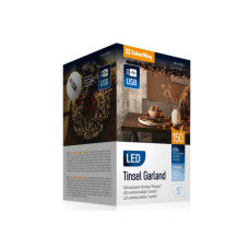 Гірлянда ColorWay Мішура LED 150 5 м 8 функцій теплий колір USB (CW-G-150L5U)