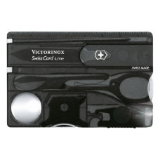 Мультитул Victorinox SwissCard Lite Transparent Black Blister (0.7333.T3B1)