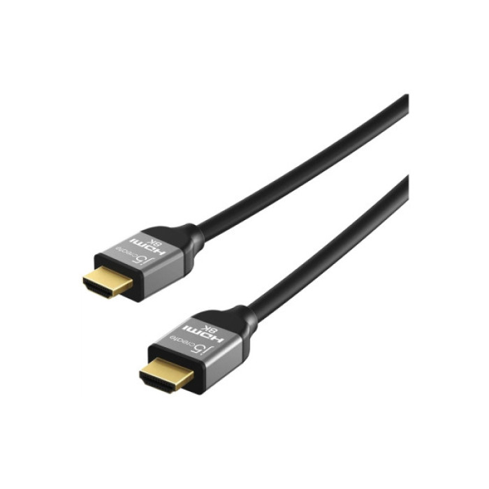 Кабель мультимедійний HDMI M to HDMI M 2.0m V2.1 8K 60Hz HDR10 HLG 48Gbp J5create (JDC53-N)
