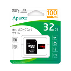 Карта пам'яті Apacer 32GB microSD class 10 UHS-I V10 A1 (AP32GMCSH10UB-R)