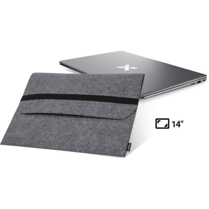 Чохол до ноутбука Vinga 14" NSF140band Gray (NSF140BGY)