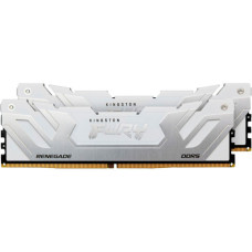 Модуль пам'яті для комп'ютера DDR5 48GB (2x24GB) 8400 MHz Renegade White XMP Kingston Fury (ex.HyperX) (KF584CU40RWK2-48)