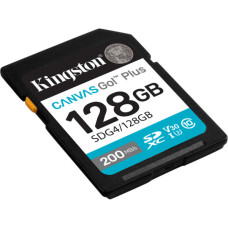 Карта пам'яті Kingston 128GB SDXC сlass 10 UHS-I U3 V30 Canvas Go Plus G4 (SDG4/128GB)