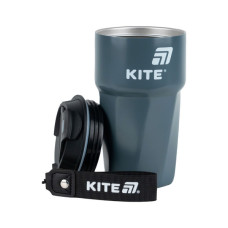 Термокружка Kite 450 мл сіра (K25-1220-1)