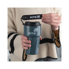 Термокружка Kite 450 мл сіра (K25-1220-1)