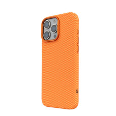 Чохол до мобільного телефона Armorstandart LikeCarbon2 MagCase Apple iPhone 16 Pro Kevlar Orange (ARM88596)