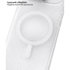 Чохол до мобільного телефона BeCover FIBRA Star Shine MagSafe Apple iPhone 17 Air White (715424)